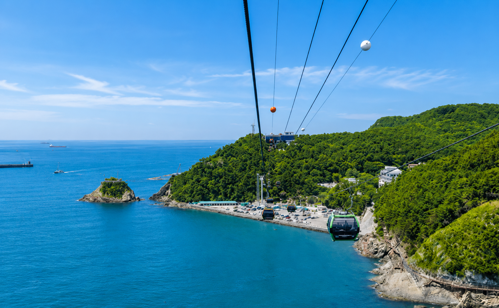 Songdo Marine Cable Car in Busan: Ride a Glass-Floor Cabin Over the Ocean
